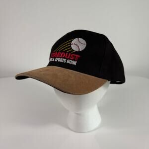 Stardust Race & Sports Book Hat Leather Brim Strapback Casino Cap